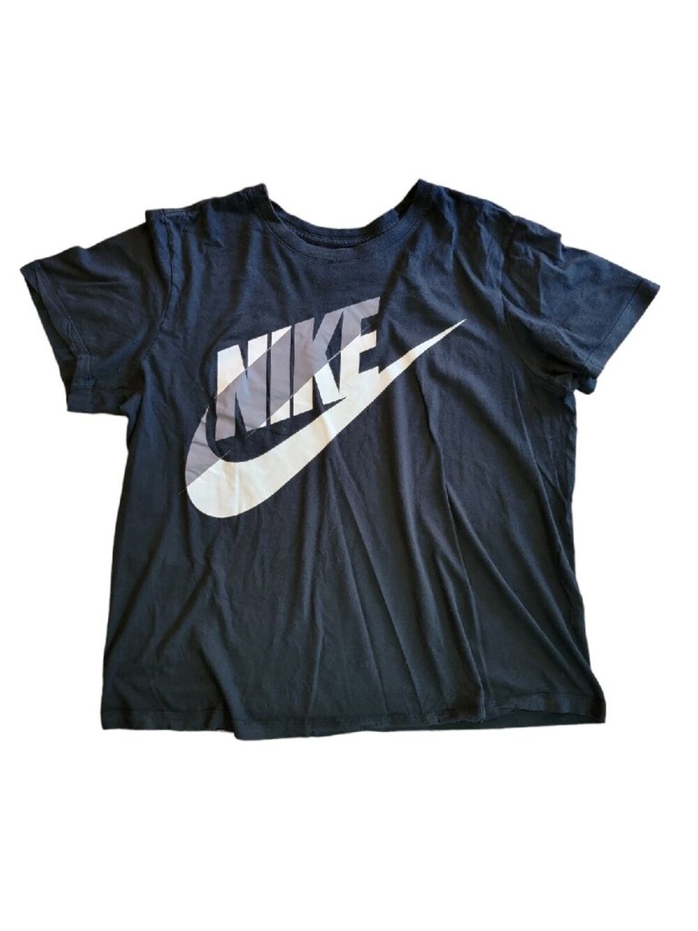 Nike Crewneck Short Sleeve Size XL Black White Gray Swoosh